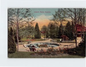 Postcard Leschi Park, Seattle, Washington