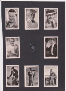 FILM CINÉMA MOVIE 100 Vintage ROSS Real Photo CIGARETTE Cards 1930's