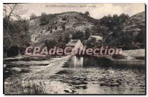 Old Postcard Le Bourg D'Hem Moulin Du Gue