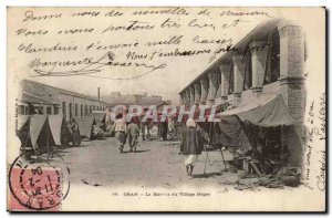 Algeria Oran Old Postcard The walk from the village negro