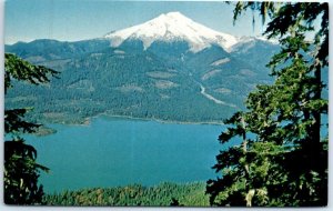 M-98072 Mt Baker and a Small Portion of Baker Lake Washington USA