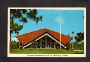 FL Pasadena Community Church St Petersburg Florida Postcard US PC