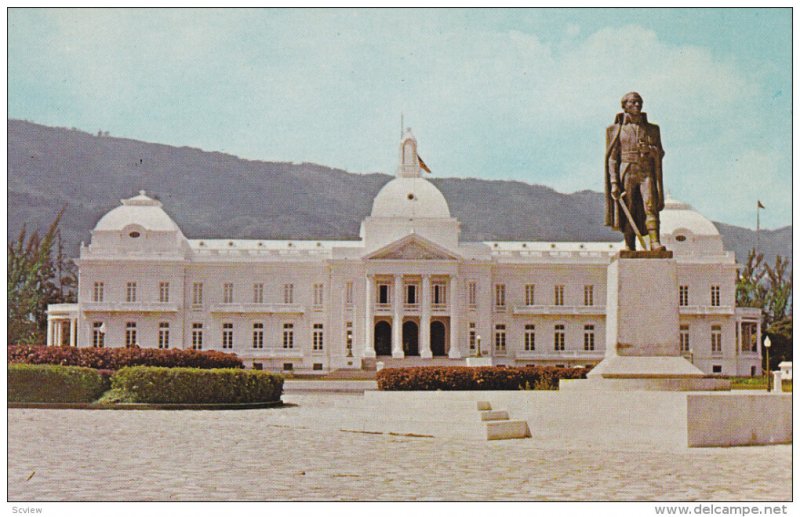 PORT AU PRINCE, Haiti, 1940-1960's; The National Palace
