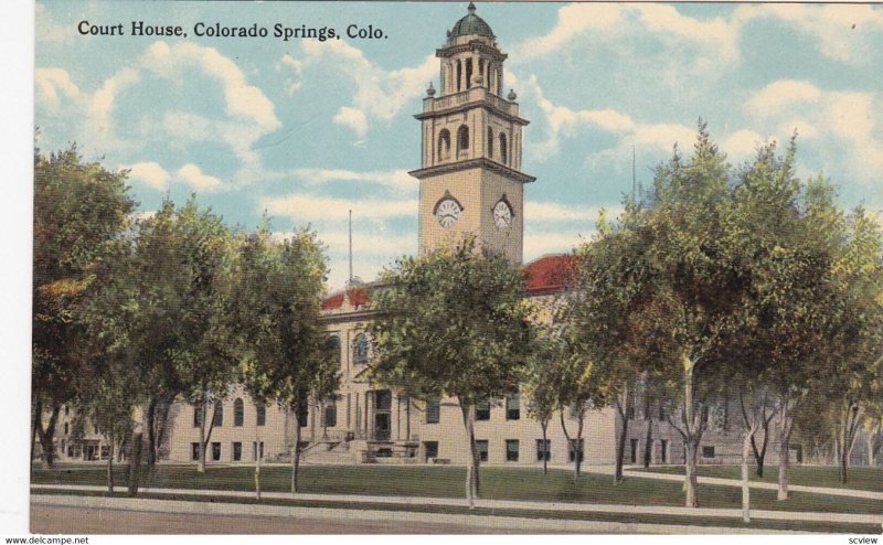 COLORADO SPRINGS, Colorado, 1900-1910's; Court House