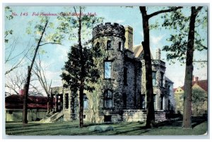 1910 Fox Residence Grand Rapids Michigan MI Posted Antique Postcard