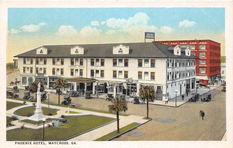 C63/ Waycross Georgia Ga Postcard c1910-20 Phoenix Hotel Building