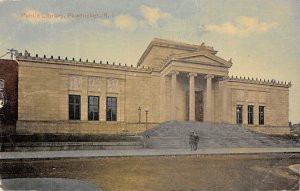 Public Library Pawtucket RI USA Postcard