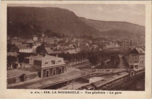 CPA La Bourboule vue generale , La Gare (1234677)
