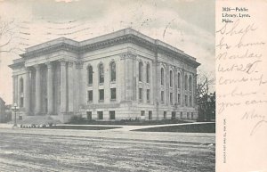 Public Library Lynn MA USA Postcard
