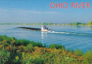 Tugboat Pushing A Tow On The Ohio River