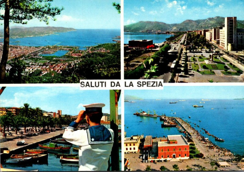 Italy Saluti Da La Spezia Multi View 1965