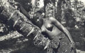 African Nude Nudes Postcard Post Card  