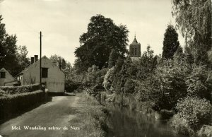 belgium, MOL, Wandeling achter de Nete (1958) RPPC Postcard