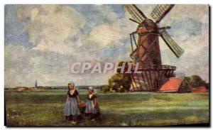 Postcard Old Windmill