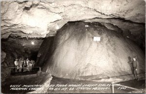 RPPC Onyx Mountain Meramac Caverns Route 66 Stanton MO Vintage Postcard U71