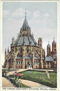 The Library Parliament Buildings Ottawa Ontario Canada