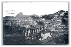 Gloria Birds Eye View Rio De Janeiro Brazil UNP DB Postcard P18