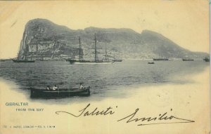 92326  - GIBRALTAR - VINTAGE   POSTCARD -  from THE BAY