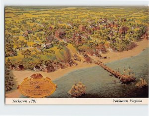 Postcard Yorktown, Virginia