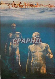 Postcard Modern Dal Mare di Riace - I Bronzi sculpture dry V