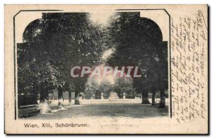 Old Postcard Wien Schonbrunn