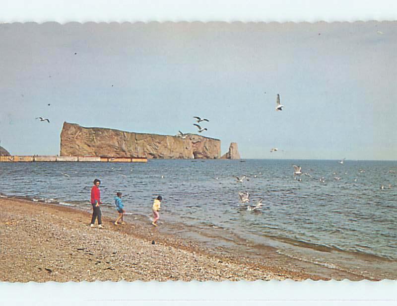 Unused Pre-1980 TOWN VIEW SCENE Perce - Gaspe Peninsula Quebec QC p8768