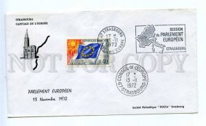 418259 FRANCE Council of Europe 1972 year Strasbourg European Parliament COVER