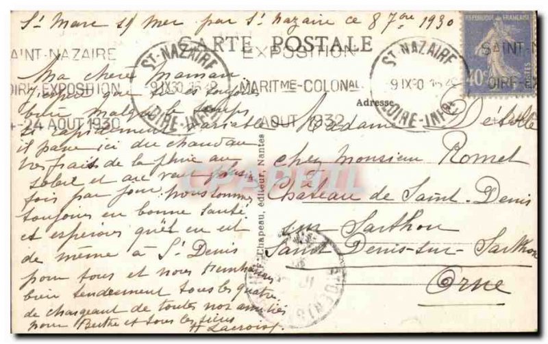 Postcard Old Guerande Chaeteau Careil