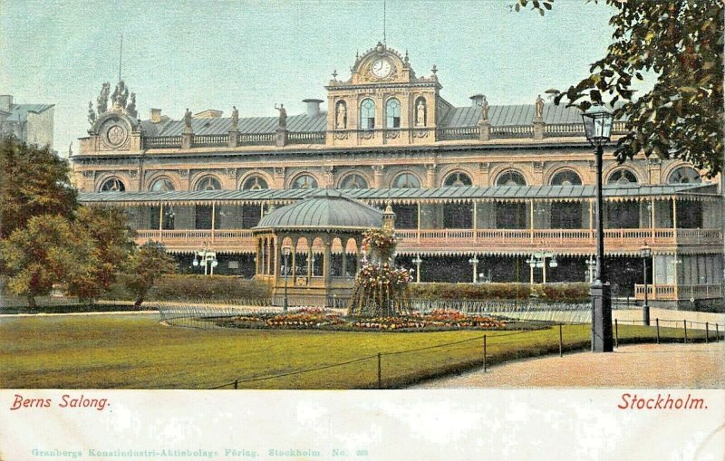 STOCKHOLM SWEDEN~BERNS SALONG~1900s PHOTO POSTCARD