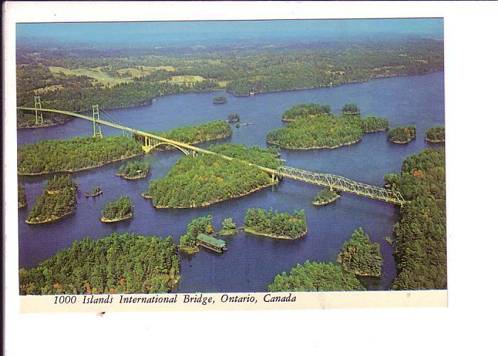 Bridge, Aerial  Thousand Islands, Ontario, Canada