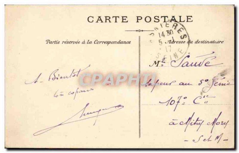 Old Postcard Paris Alexandre III bridge