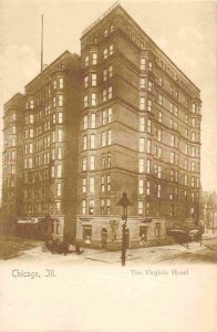 The Virginia Hotel Chicago Illinois 1905c postcard