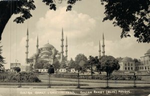 Turkey Sultan Ahmet Camii Istanbul Mosque RPPC 05.70