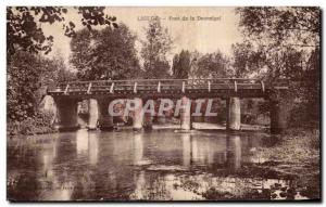 Postcard Liguge Old Bridge Dournlgal