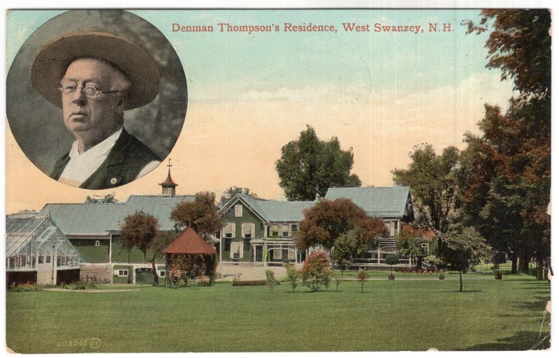 West Swanzey, N.H., Denman Thompson's Residence