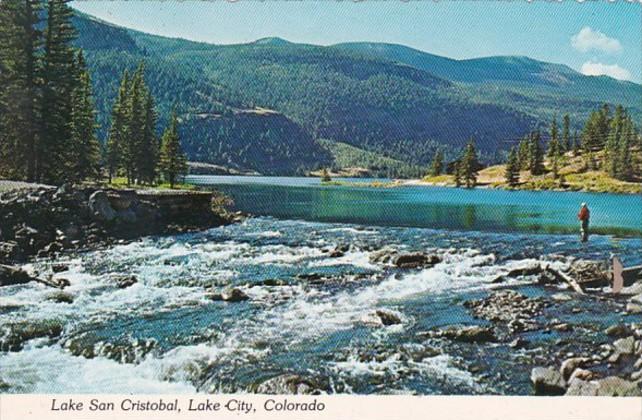 Colorado Lake City Fishing In Lake San Cristobal