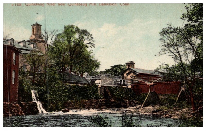 Connecticut Danielson . Quinebaug River near Quinebaug Mill