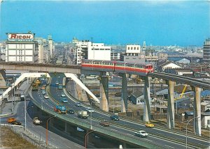 The Tokyo monorail Japan postcard 