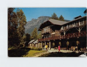 Postcard Lake McDonald Hotel West Glacier Montana USA