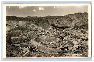 Vintage RPPC Bird's Eye View Morenci, AZ Postcard F167