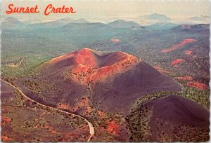 Postcard AZ Sunset Crater National Monument