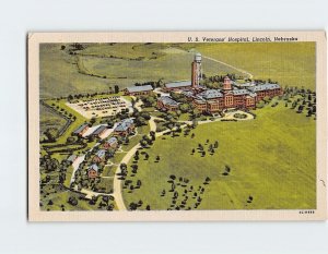 Postcard U. S. Veterans' Hospital, Lincoln, Nebraska