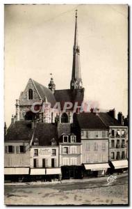 Pithiviers Old Postcard Place du Martroi the & # 39eglise