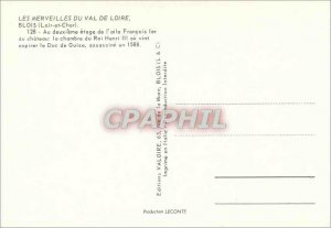 Modern Postcard Blois (Loir et Cher) Wonders of the Loire Valley in the Secon...