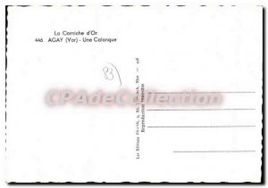 Modern Postcard The Golden Agay Var Corniche A cove