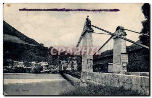 Postcard Old St Georges commiers of Suspension Bridge