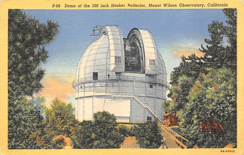 Mount Wilson Observatory CA, USA Space Unused 