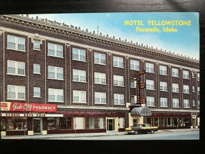 Vintage Postcard 1960's The Hotel Yellowstone Pocotello Idaho (ID)