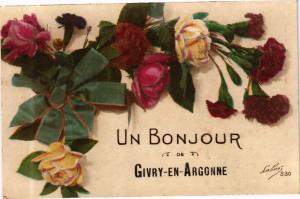 CPA Un Bonjour de GIVRY-en-ARGONNE (245348)