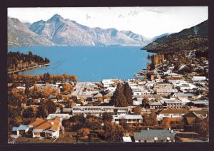 New Zealand Color Photo Post Card. Lake Wakatipu, Queenstown.